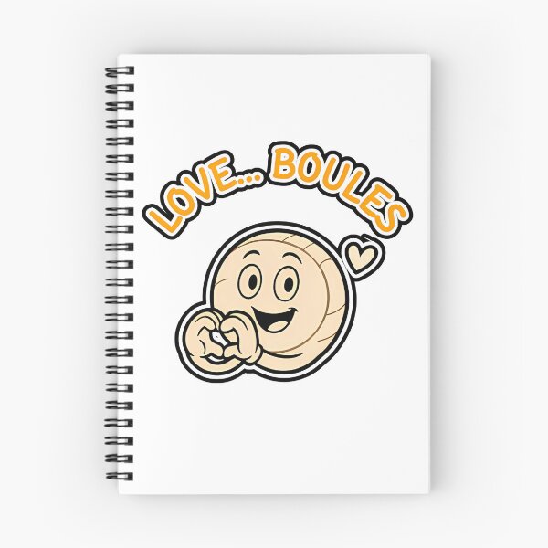 Item preview, Love Boules! Cute Petanque Ball Cartoon – Fun Sports Design designed and sold by Sitred123.