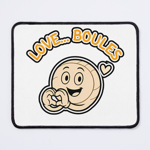 Item preview, Love Boules! Cute Petanque Ball Cartoon – Fun Sports Design designed and sold by Sitred123.