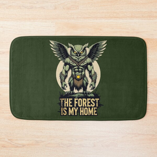 Item preview, Fierce Owl Warrior Survival Design -The Forest Is My Home designed and sold by SnoyTextil.