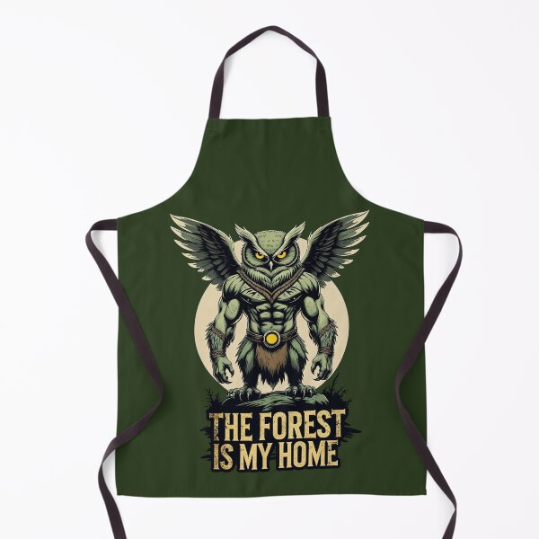 Item preview, Fierce Owl Warrior Survival Design -The Forest Is My Home designed and sold by SnoyTextil.