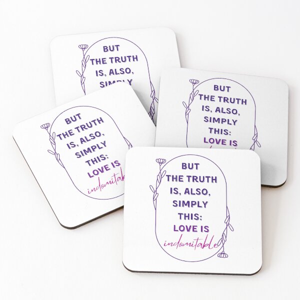 Item preview, Love Is Indomitable designed and sold by MayQueen517 Designs.
