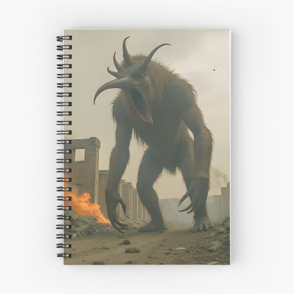 Item preview, Bipedal Monster Destroying Ruins. designed and sold by Extintos.