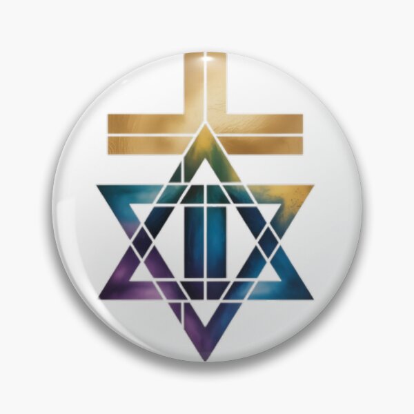 Item preview, “Interwoven Faith – Abstract Union of Star & Cross” designed and sold by Fruzbt.