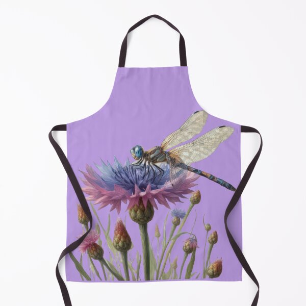 Item preview, A Dragonfly's Rest on a Summer Cornflower designed and sold by IraBum.