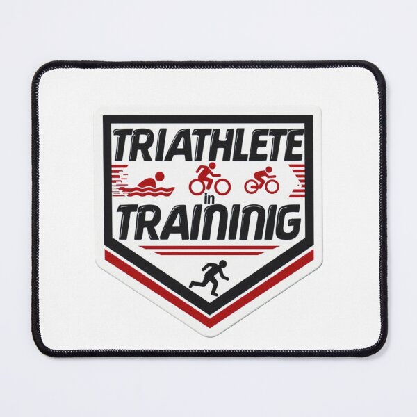 Item preview, Triathlete in Training | Swim Bike Run Triathlon Badge Design designed and sold by Triathlongram.
