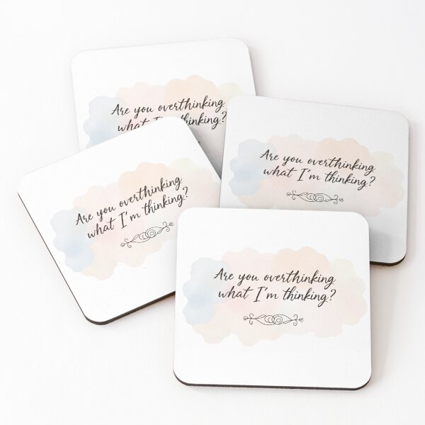 Item preview, Are You Overthinking What I'm Thinking designed and sold by ChearshiPrints.