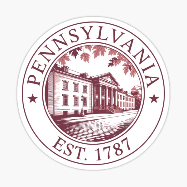 Item preview, Pennsylvania Est. 1787 designed and sold by KatSigDesign.