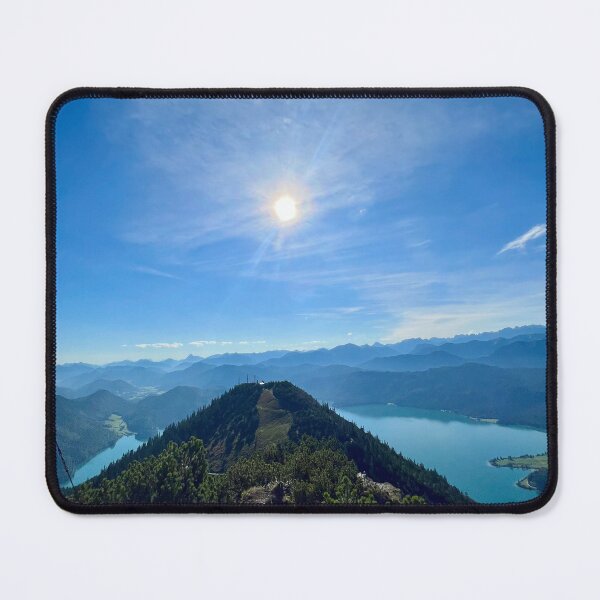 Item preview, Mountain Ridge and Lake Under Bright Sun designed and sold by Nuvijo.