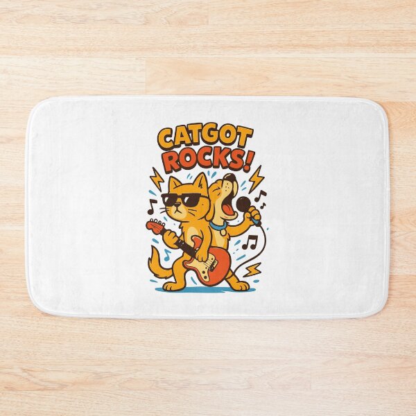 Item preview, Catgot Rocks designed and sold by Uglyandcute.