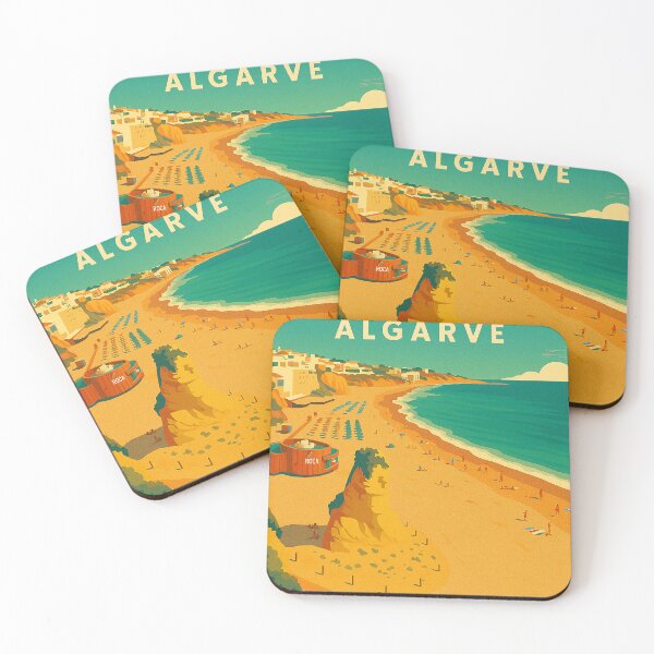 Item preview, Albufeira Algarve Vintage Style Retro Travel Poster designed and sold by GG WALL ART.