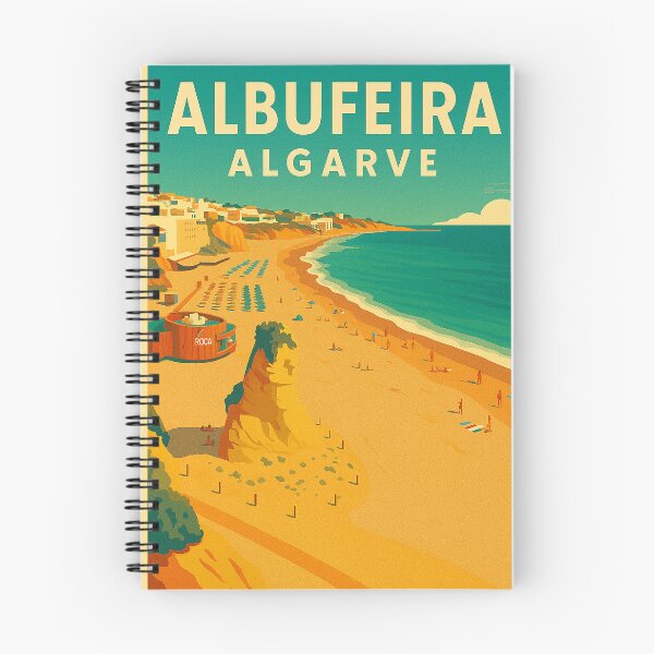 Item preview, Albufeira Algarve Vintage Style Retro Travel Poster designed and sold by GG WALL ART.