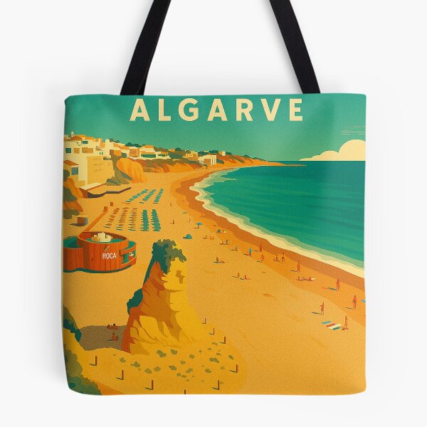 Item preview, Albufeira Algarve Vintage Style Retro Travel Poster designed and sold by GG WALL ART.