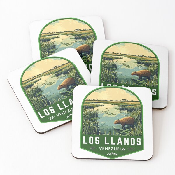 Item preview, Venezuela Los Llanos, South America, Vintage Travel Art Badge designed and sold by MaateoDesign.