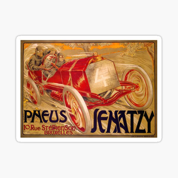 Item preview, Vintage advertisment for tyres designed and sold by stevepaint.