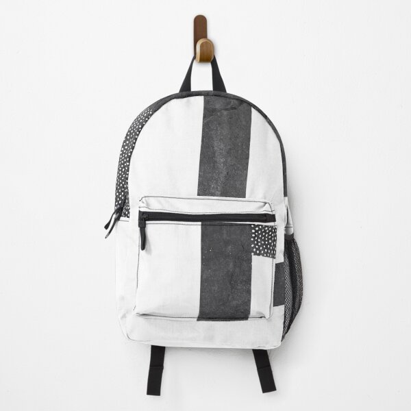 Item preview, Black and White Geomatic Art - Block with Empty Space designed and sold by RituArtSpace.