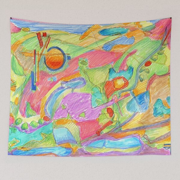 Item preview, promised land. abstract designed and sold by Tereza Pilar Art.