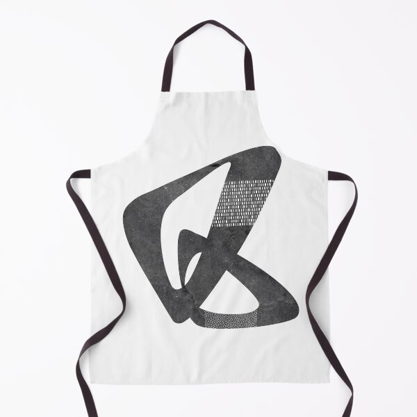 Item preview, Black and White Abstract Art-Overlapping two Triangles I designed and sold by RituArtSpace.