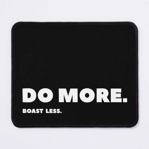 Item preview, Do More Boast Less Minimalist Bold Quote – Motivational Typography Design designed and sold by AlistWayDesign.