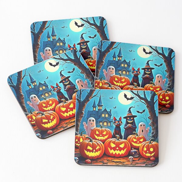 Item preview, Haunted Halloween Night Design designed and sold by Health And Fitness Posts e-Store.