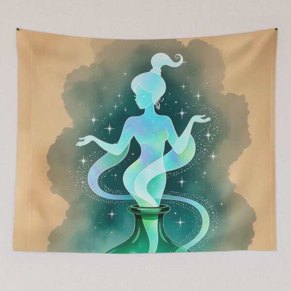 Item preview, Genie in a bottle  designed and sold by MatrixTattoo.