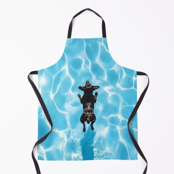 Item preview, Dog in swimming pool designed and sold by ArtfulPlay.