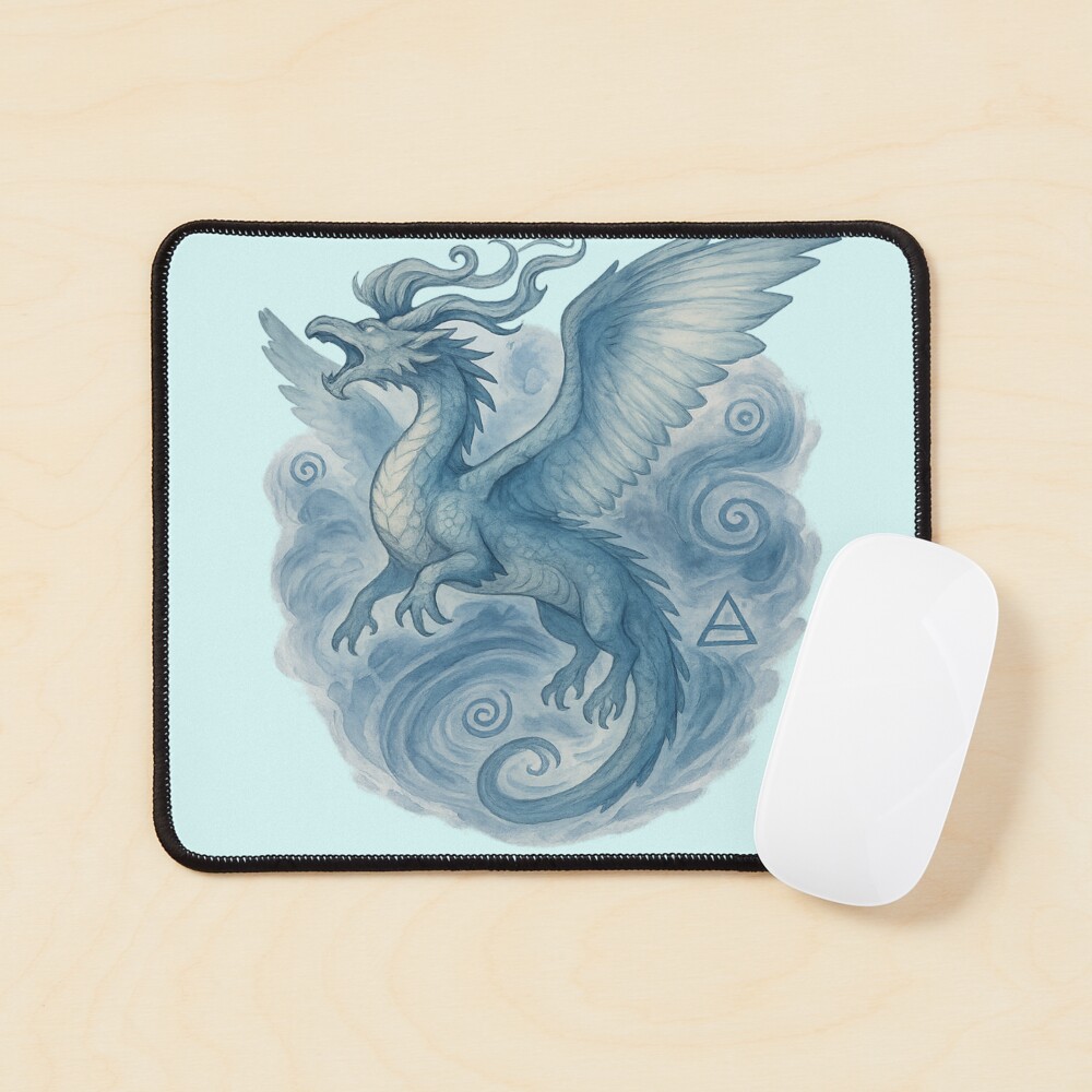 Elemental Air Dragon Sticker