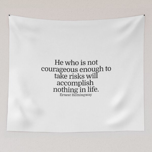 Item preview, Ernest Hemingway Quote  designed and sold by CharmStudio.