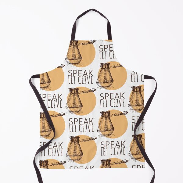Item preview, Traditional Turkish Coffee Pot on Gray and Ochre designed and sold by SplashTastic.