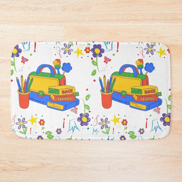 Item preview, Colorful Back to School Supplies Illustration designed and sold by mayadesignshop.