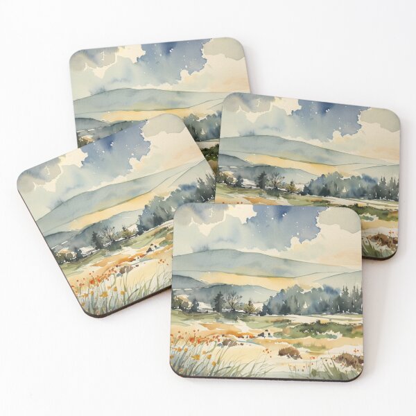 Item preview, Venford Reservoir2(watercolour + AI) designed and sold by artsmeow.