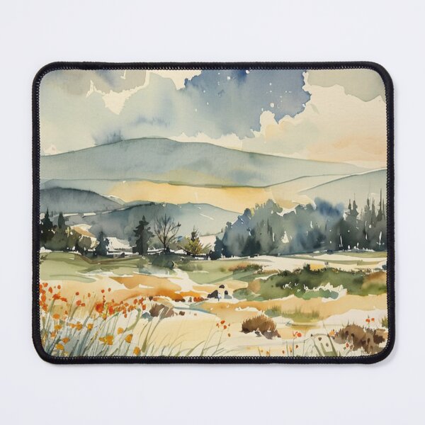 Item preview, Venford Reservoir2(watercolour + AI) designed and sold by artsmeow.