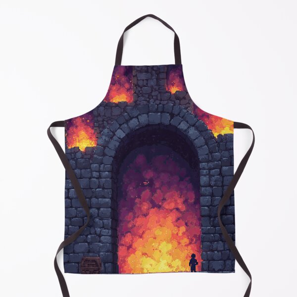 Item preview, Lone warrior before the great furnace gate. designed and sold by Piotrek0001.