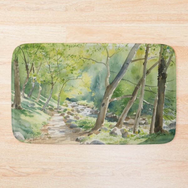 Item preview, The river Dart at Venford2(watercolour + AI) designed and sold by artsmeow.