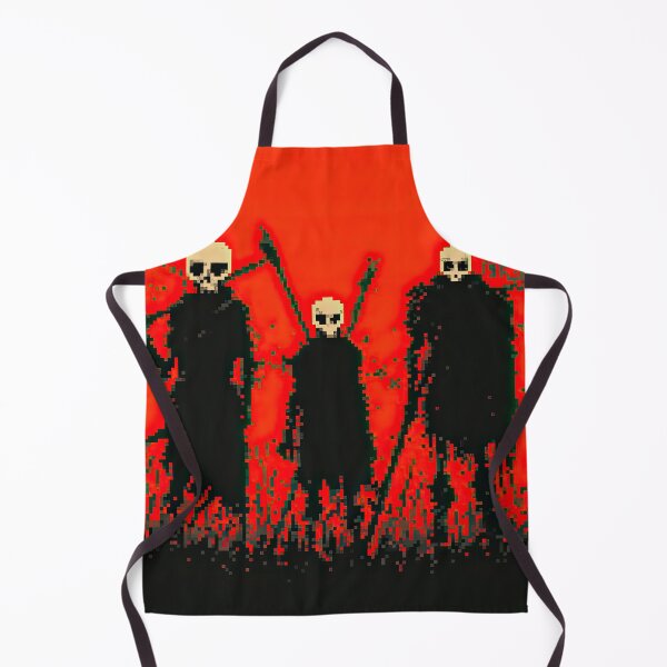 Item preview, Three skeletal figures against the blood-red sun. designed and sold by Piotrek0001.