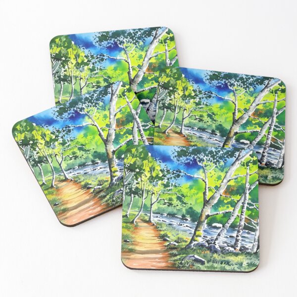 Item preview, The river Dart at Venford(watercolour + AI) designed and sold by artsmeow.