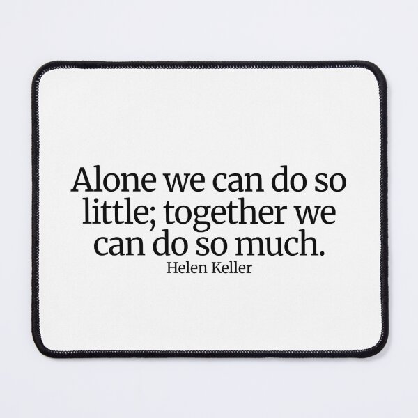 Item preview, Helen Keller Quote designed and sold by CharmStudio.