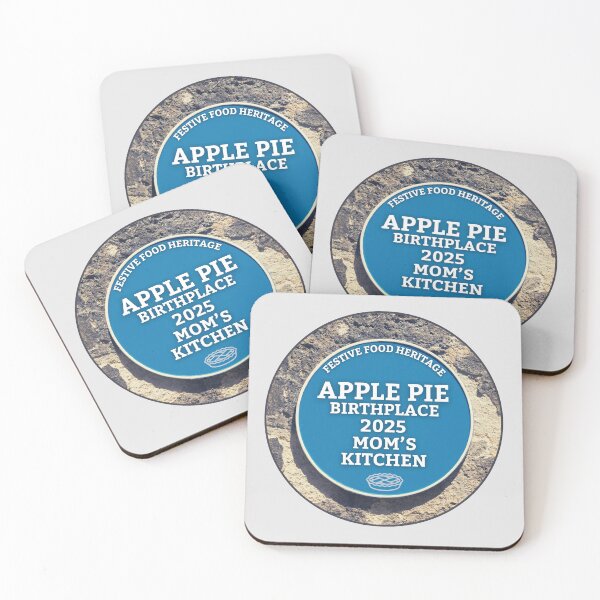 Item preview, 2025 Blue Plaque Apple Pie Birthplace - Mom's Kitchen. designed and sold by MPC-Mince-Pies.