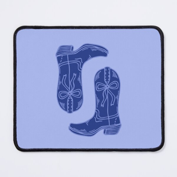 Item preview, blue cowboy boots designed and sold by Maria Benvenuto.