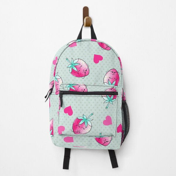 Item preview, Cute Kawaii Strawberries designed and sold by Farissa Designs.
