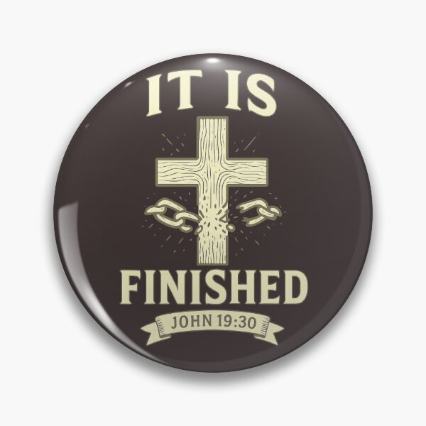 Item preview, It Is Finished John 19:30 Scripture designed and sold by SimplySelim.