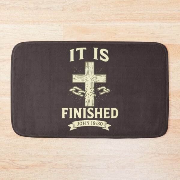 Item preview, It Is Finished John 19:30 Scripture designed and sold by SimplySelim.