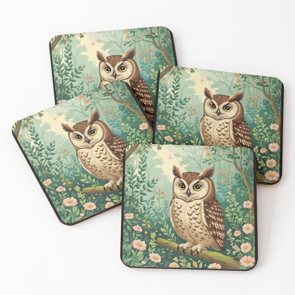 Item preview, Cottage Core Owl Pattern designed and sold by PatronesKawai.