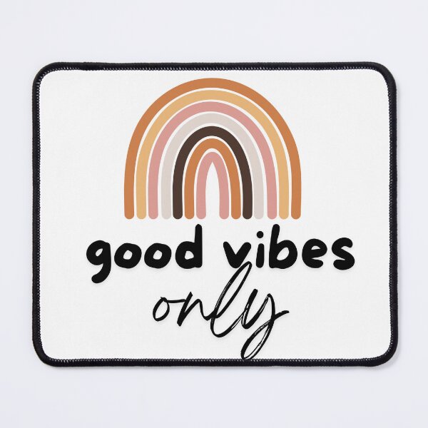Item preview, good vibes only boho rainbow designed and sold by therapymama.