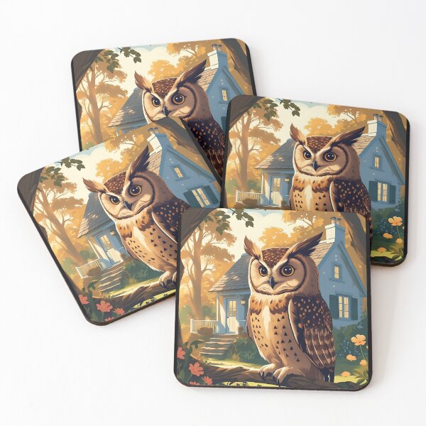 Item preview, Cottage Core Owl Pattern designed and sold by PatronesKawai.