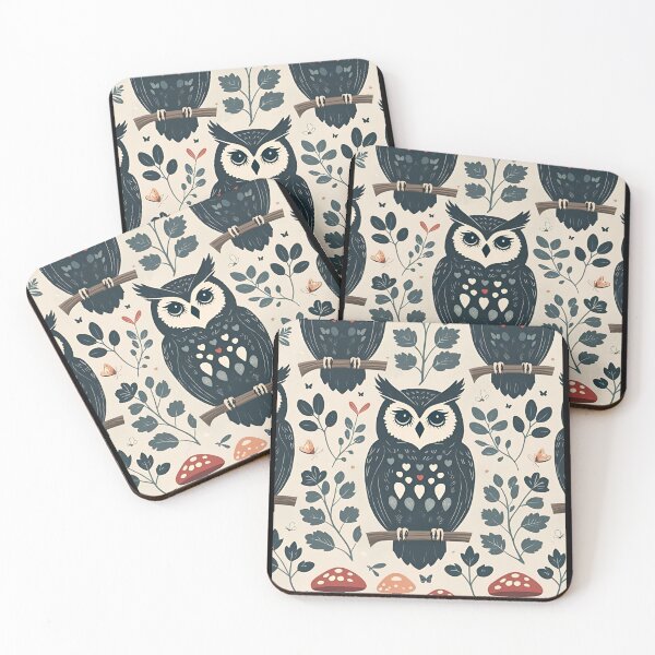 Item preview, Cottage Core Owl Pattern designed and sold by PatronesKawai.