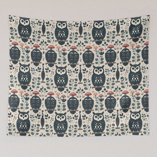 Item preview, Cottage Core Owl Pattern designed and sold by PatronesKawai.