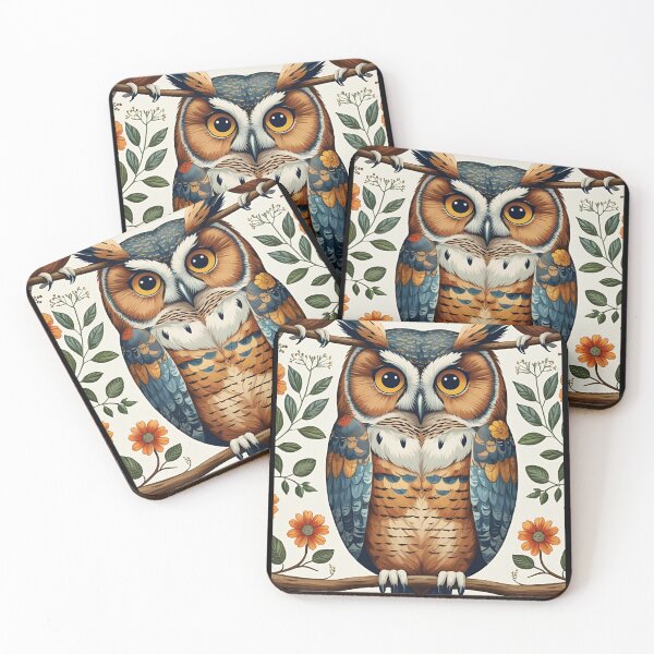 Item preview, Cottage Core Owl Pattern designed and sold by PatronesKawai.