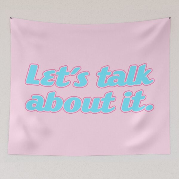 Item preview, Let's Tak About It V4 - Peony and Blue designed and sold by sillyjess.