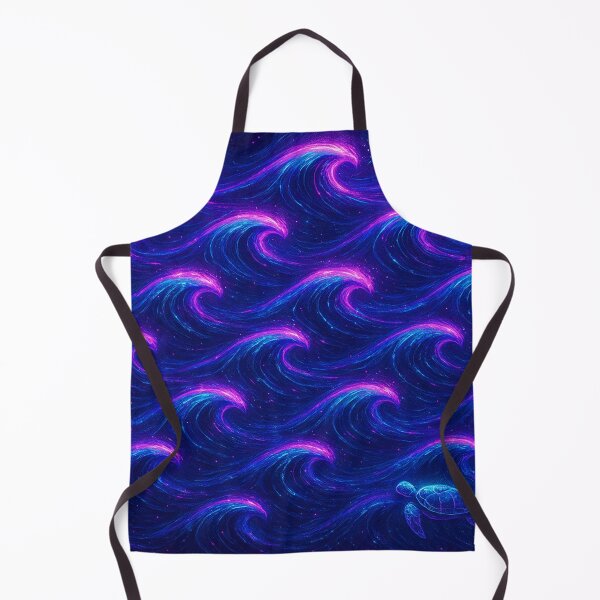 Item preview, Neon Cyberpunk Waves Pattern designed and sold by ArtPricarpe.