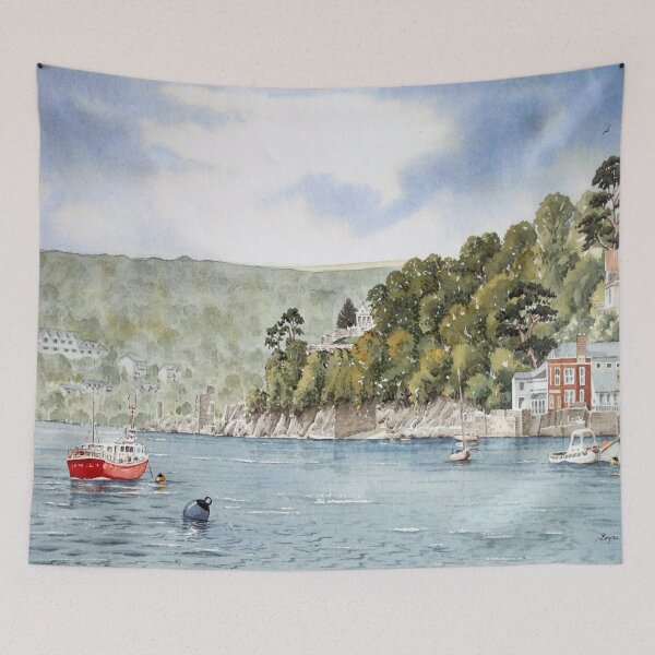Item preview, The estuary Salcombe designed and sold by artsmeow.